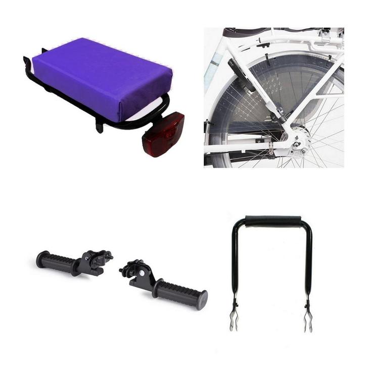 Hooodie Fietskussen Hooodie Petit Paars pakket, Fietsen en Brommers, Fietsaccessoires | Fietsstoeltjes, Nieuw, Verzenden