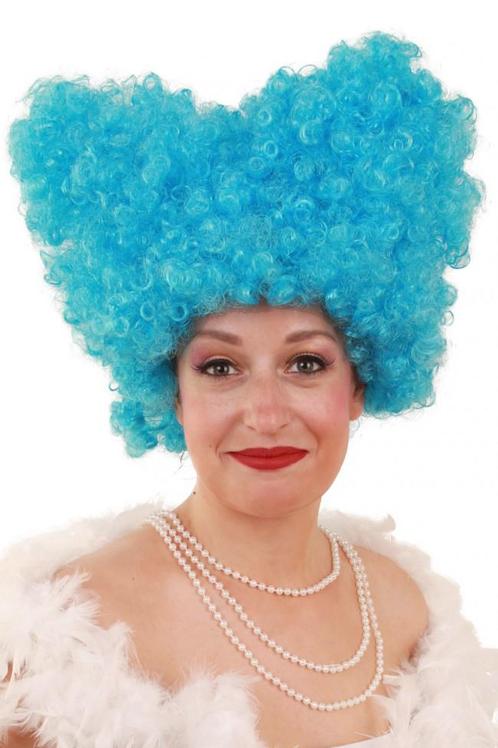 Luxe Suikerspin Pruik Blauw Staarten met Gratis 2x Haarnetje, Kleding | Dames, Carnavalskleding en Feestkleding, Nieuw, Carnaval