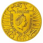 Niue. 2 Dollars 2022 1oz Niue Silver Czech Flag Lion 24k