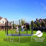 AREBOS Trampoline Veiligheidsnet + Randafdekking Randbescher, Verzenden, Zo goed als nieuw