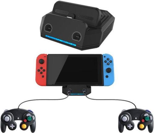 JYS Nintendo Switch 2-Port TV Dock for GameCube, Spelcomputers en Games, Spelcomputers | Overige, Nieuw, Ophalen of Verzenden
