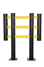 D - flexx Foxtrot machinebeschermingshek - Geel & Zwart -, Verzenden