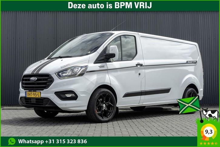 Ford Transit Custom 300 TDCI | L2H1 | LED | Omvormer |, Auto's, Bestelauto's, Lease, Handgeschakeld, Wit, Zwart, Stof, Diesel