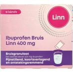Lin Ibuprofen bruisgranulaat 400mg 10 sachets, Nieuw, Verzenden