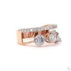 Ring - 14 karaat Roségoud - 0.57ct. tw. Diamant (Natuurlijk), Nieuw