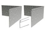 Verzinkt staal geplet 90° hoek 30x30x0,3x29cm, Tuin en Terras, Overige materialen, 25 tot 50 cm, Nieuw, Minder dan 25 cm