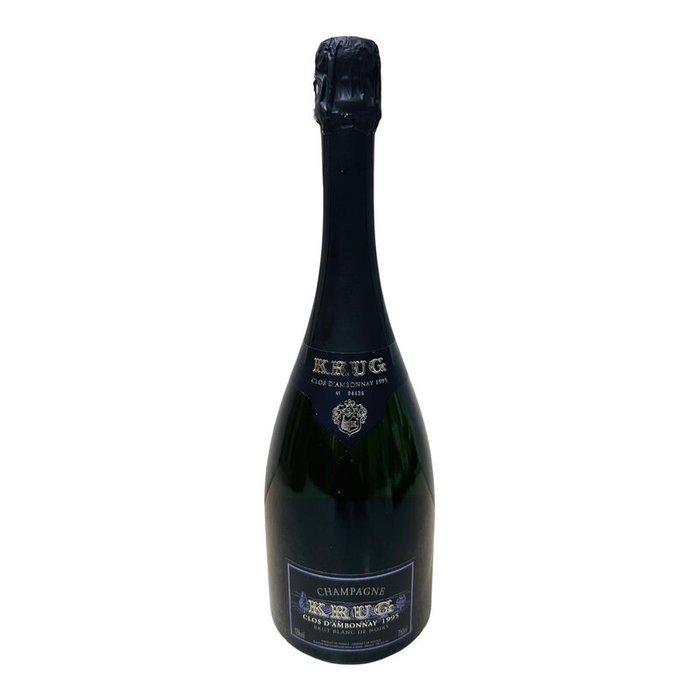 1995 Krug, Clos dAmbonnay - Champagne Blanc de Noirs, Grand, Verzamelen, Wijnen