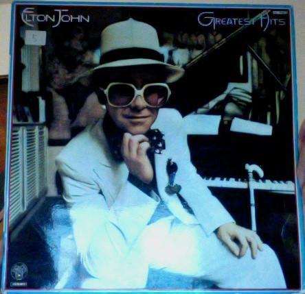 LP gebruikt - Elton John - Greatest Hits, Cd's en Dvd's, Vinyl | Pop, Zo goed als nieuw, Verzenden