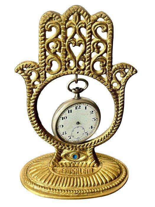 Judaica - Exclusieve Hamsa Standaard, Antiek en Kunst, Antiek | Boeken en Bijbels