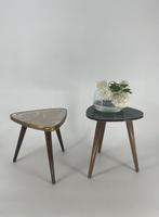 Set bijzettafels - Hout, Metaal, laminaat - Twee