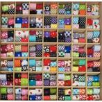 Biaisband Fantasie dieren bloemen hartjes ster stip strepen