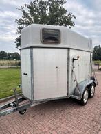 Degelijke sluis Alu 2-paards paardentrailer!, Dieren en Toebehoren, Paarden en Pony's | Trailers en Aanhangwagens, Ophalen, Zo goed als nieuw