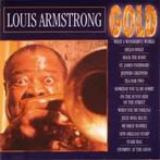 cd - Louis Armstrong - Gold, Zo goed als nieuw, Verzenden