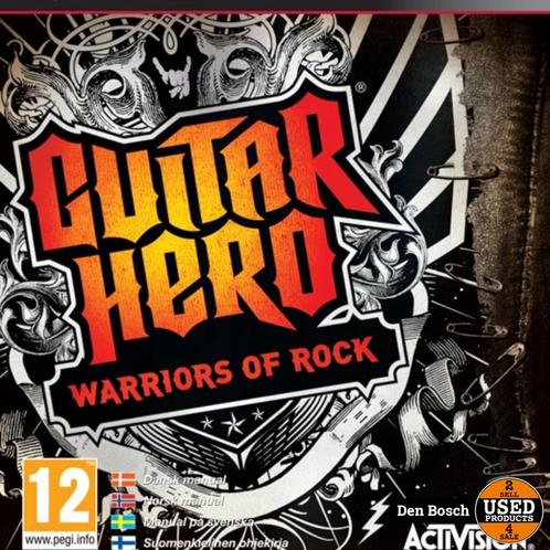 Guitar Hero Warriors of Rock - PS3 Game, Spelcomputers en Games, Games | Sony PlayStation 3, Gebruikt, Verzenden