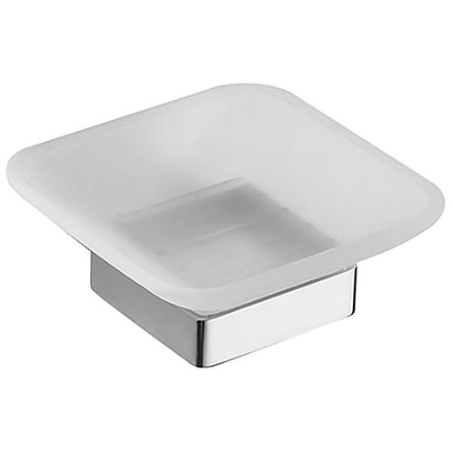 Wiesbaden Eris Zeephouder met Glas - Chroom, Huis en Inrichting, Badkamer | Badtextiel en Accessoires, Nieuw, Ophalen of Verzenden