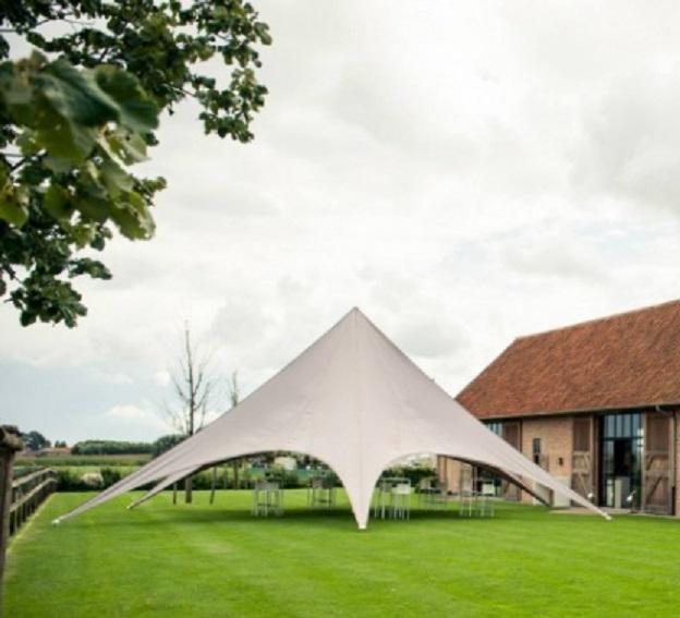 Stertent Vega Polyester - diameter 16 meter (PVC Partytent), Tuin en Terras, Partytenten, Partytent, Nieuw, 2 meter of meer, Verzenden