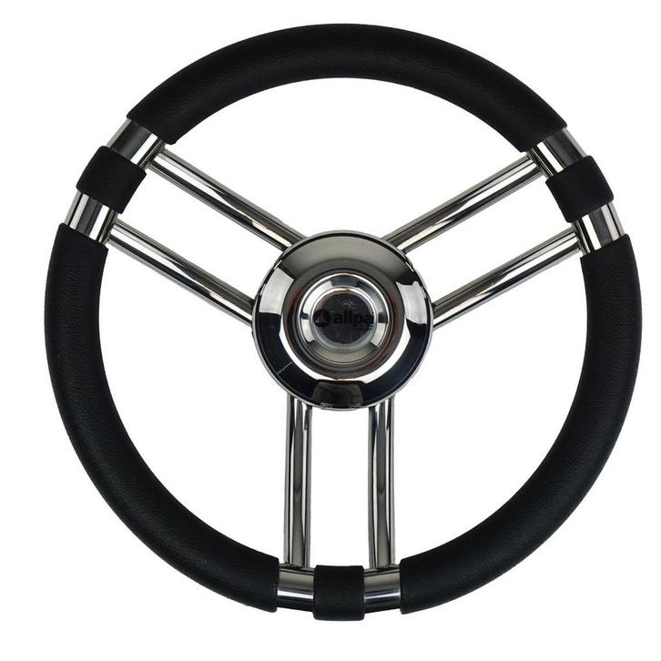Allpa Stuurwiel Model 22 Zwart 35 cm, Watersport en Boten, Bootonderdelen, Nieuw, Ophalen of Verzenden