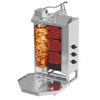 GGM Gastro | Elektrische Gyros-/ Döner grill - 3 branders -, Witgoed en Apparatuur, Nieuw, Verzenden
