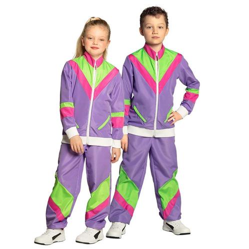 Fout Trainingspak Jaren 80 Kind, Kleding | Dames, Carnavalskleding en Feestkleding, Nieuw, Ophalen of Verzenden