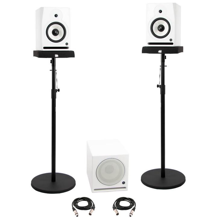 Devine RX-8A White Set + Sub studiomonitoren, Audio, Tv en Foto, Luidsprekers, Verzenden