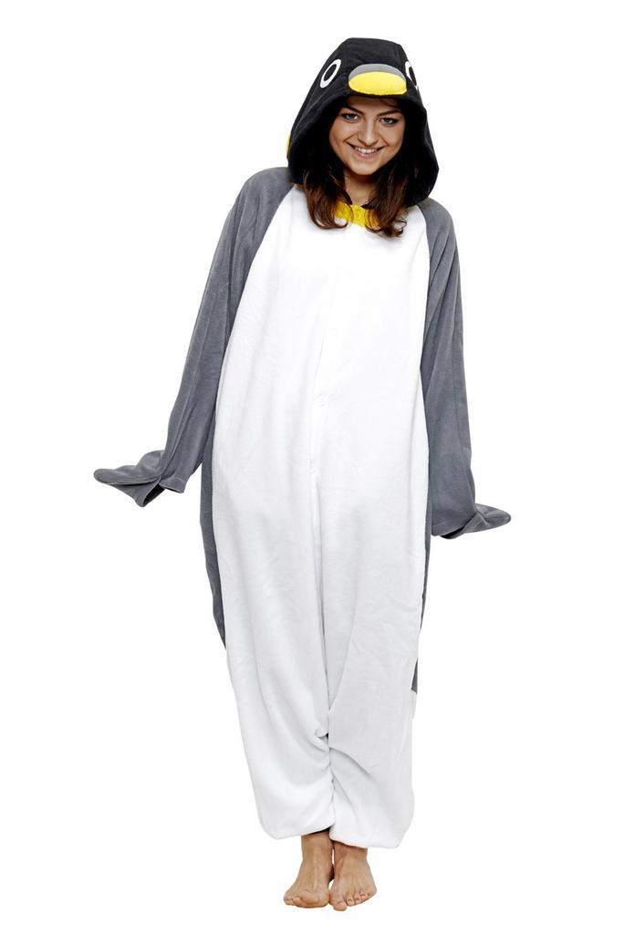 Onesie Grijze Pinguin Pak XS-S Pinguinpak Kostuum Grijs 152, Kleding | Dames, Carnavalskleding en Feestkleding, Kleding, Nieuw