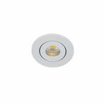 Libra LED mini spot kantelbaar 3Watt rond WIT IP65 dimbaar, Ophalen of Verzenden, Nieuw