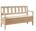 Robuuste grenen bank met veel opbergruimte voor tuinen balko, Verzenden, Nieuw