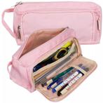 Maaleo Dubbel Uitschuifbare Etui - Roze - Praktisch en Ruim, Ophalen of Verzenden, Nieuw
