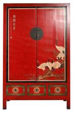 Chinese Kast Rood, Antieke Rode Chinese Kasten, Red, Meubels, Nieuw, Ophalen of Verzenden