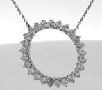 Halsketting - 14 karaat Witgoud - 1.25ct. tw. Diamant, Sieraden, Tassen en Uiterlijk, Kettingen, Nieuw