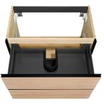 Wiesbaden Lotus Onderkast Met 2 Laden - 80x45.2cm - Naturel, Ophalen of Verzenden, Nieuw