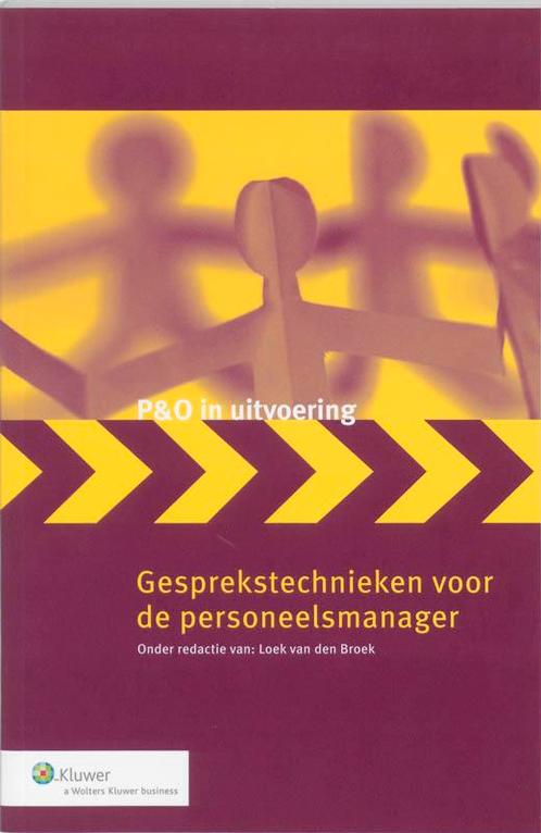 Gesprekstechnieken voor de personeelsmanager / P&O in, Boeken, Economie, Management en Marketing, Zo goed als nieuw, Verzenden