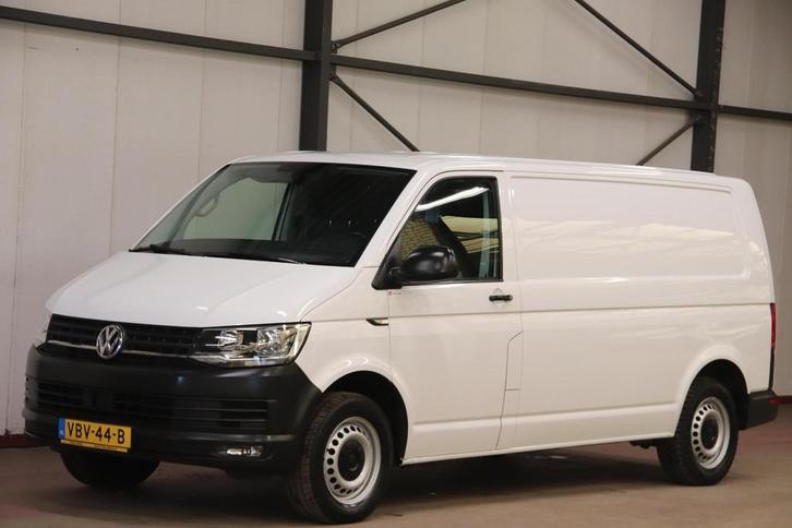 Volkswagen Transporter 2.0 TDI L2H1 DSG AUTOMAAT TREKHAAK, Auto's, Bestelauto's, Dealer onderhouden, Onderhoudsboekje, Automaat