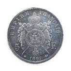 Frankrijk. Napoléon III. Silver 5 Francs Coin (Napoleon III), Postzegels en Munten, Munten | Europa | Niet-Euromunten