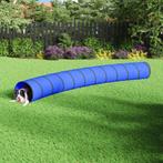vidaXL Hondentunnel Ø 55x500 cm polyester blauw, Verzenden, Nieuw