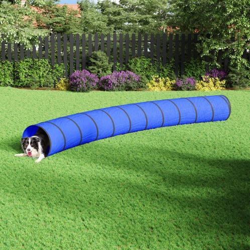 vidaXL Hondentunnel Ø 55x500 cm polyester blauw, Kinderen en Baby's, Speelgoed | Speeltenten, Nieuw, Verzenden