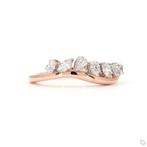 Ring - 14 karaat Roségoud - 0.43ct. tw. Diamant (Natuurlijk), Nieuw