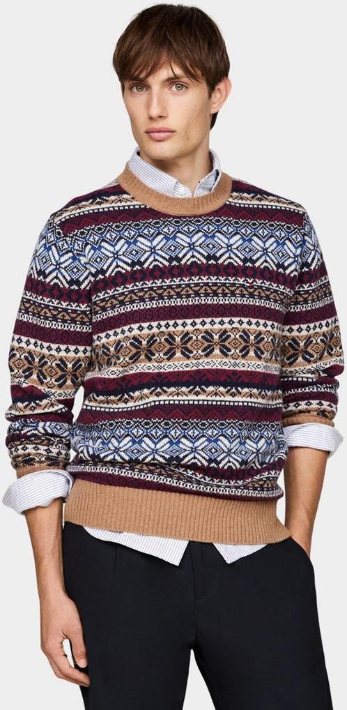 -18% Tommy Hilfiger  Tommy Hilfiger Pullover gifting wool bl, Kleding | Heren, Truien en Vesten, Bruin, Nieuw, Verzenden