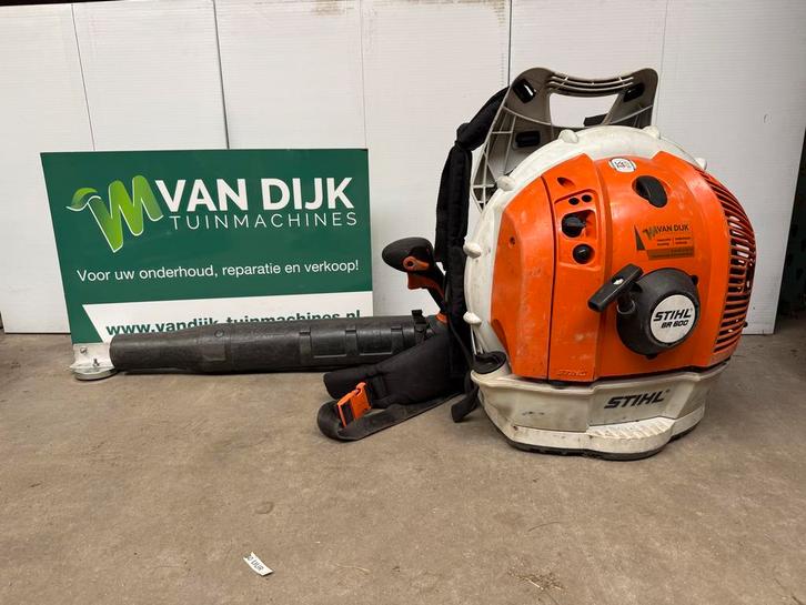 Stihl ruggedragen bladblazer BR 600 (gebruikt) 2 beschikbr, Tuin en Terras, Bladblazers, Gebruikt