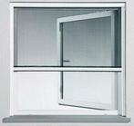 Rolhor raam (max. 160x130cm) Raamhor in wit of donkergrijs, Doe-het-zelf en Verbouw, Nieuw