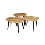 Salontafel Mangohout Luka Small, Huis en Inrichting, Tafels | Salontafels, Verzenden, Nieuw, Industriële meubels, Overige vormen