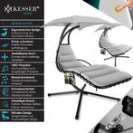 Kesser® Hangstoel - Ligstoel - Ligbed - 200x194x100cm - Grij, Tuin en Terras, Verzenden, Nieuw