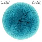 Scheepjes Whirl Ombré - 559 turquoise turntable - Getwijnd, Hobby en Vrije tijd, Ophalen of Verzenden, Nieuw