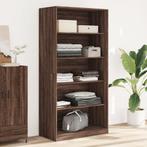 vidaXL Kledingkast 100x50x200 cm bewerkt hout bruin, Huis en Inrichting, Kasten | Kledingkasten, Verzenden, Nieuw
