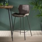 Fraaai Verona barstoel 67cm donkergrijs - Outlet A, Ophalen of Verzenden, Nieuw, Grijs