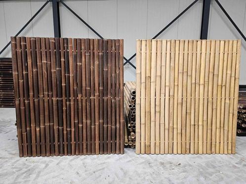 Bamboe schutting - Diverse afmetingen - Naturel &amp; Dark, Tuin en Terras, Schuttingen, Minder dan 3 meter, Nieuw, Overige materialen
