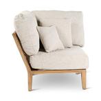 Loungeset Anais | hoek | teak naturel | naturel weving | i.., Verzenden, Nieuw