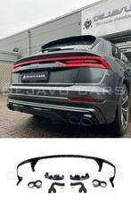 SQ8 Look Diffuser + Uitlaat tips voor Audi Q8 SUV S line, Nieuw, Achter, Bumper, Audi