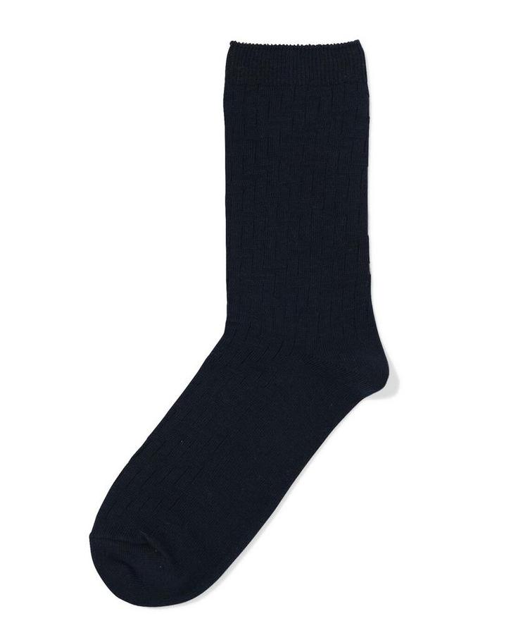 HEMA Damessokken structuur donkerblauw 2+1 gratis, Kleding | Dames, Overige Dameskleding, Nieuw, Verzenden