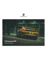 2021 PORSCHE 718 CAYMAN GT4 HARDCOVER BROCHURE DUITS, Nieuw, Porsche, Author